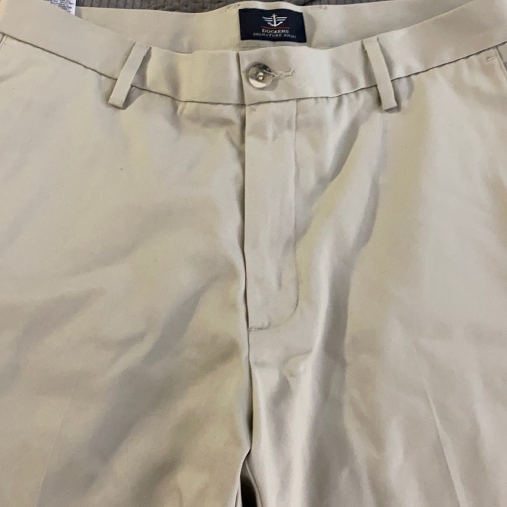 Dockers Light Tan Dress Pants 34x32